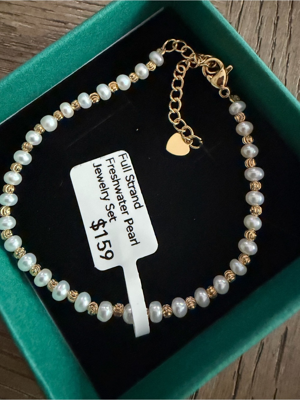 Freshwater White Pearl 18k Gold Plated Adjustable Modern Dainty Bracelet